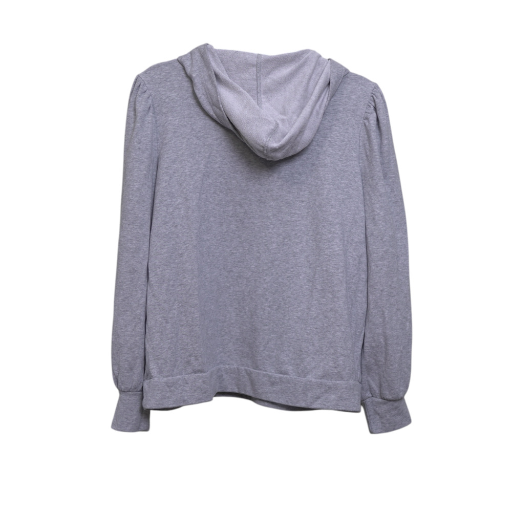 Member’s Mark Gray Puff Sleeve Hoodie L Cozy Athleisure - Picture 3 of 10